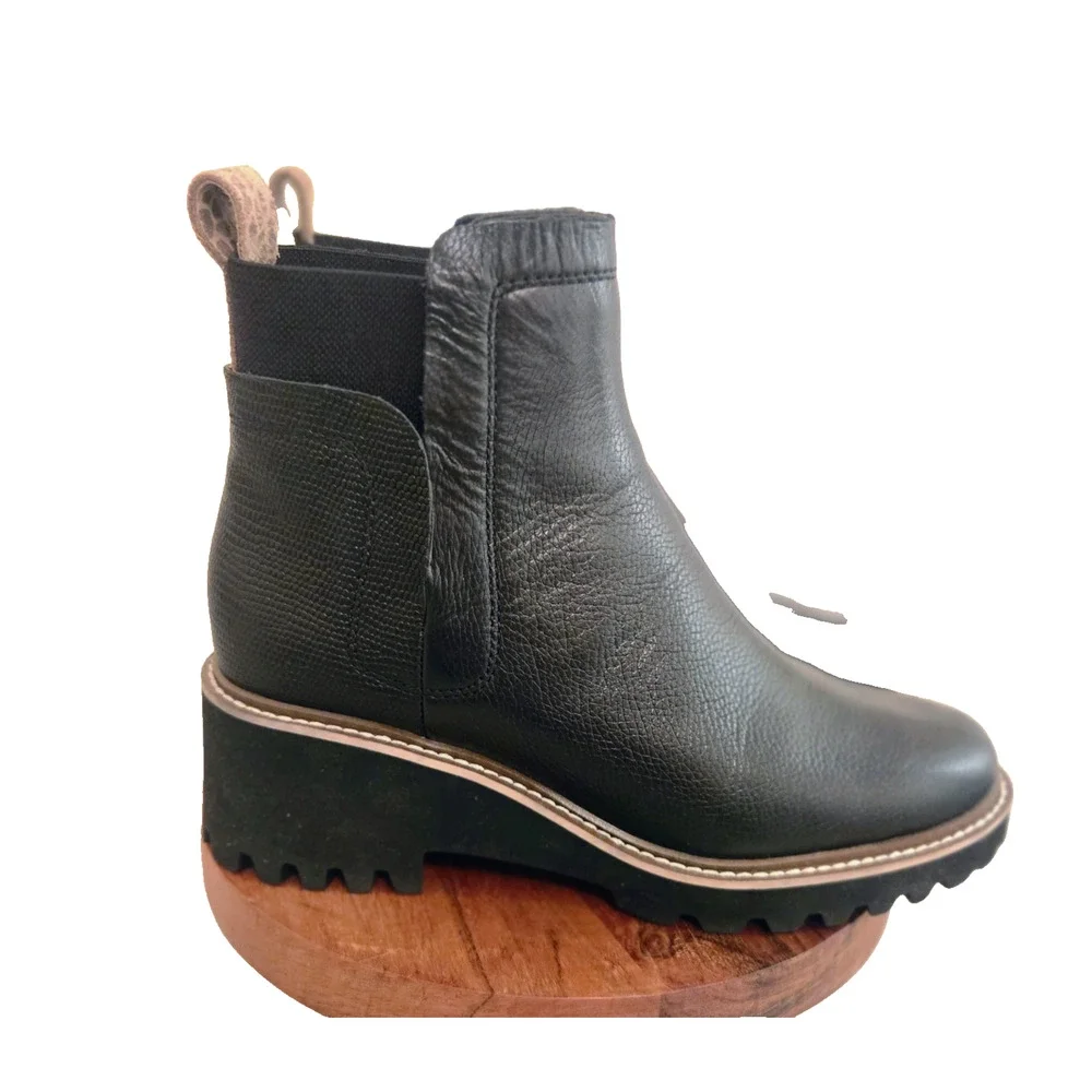 Dolce Vita Huey H2O Waterproof Black Bootie 8 - Picture 7 of 12